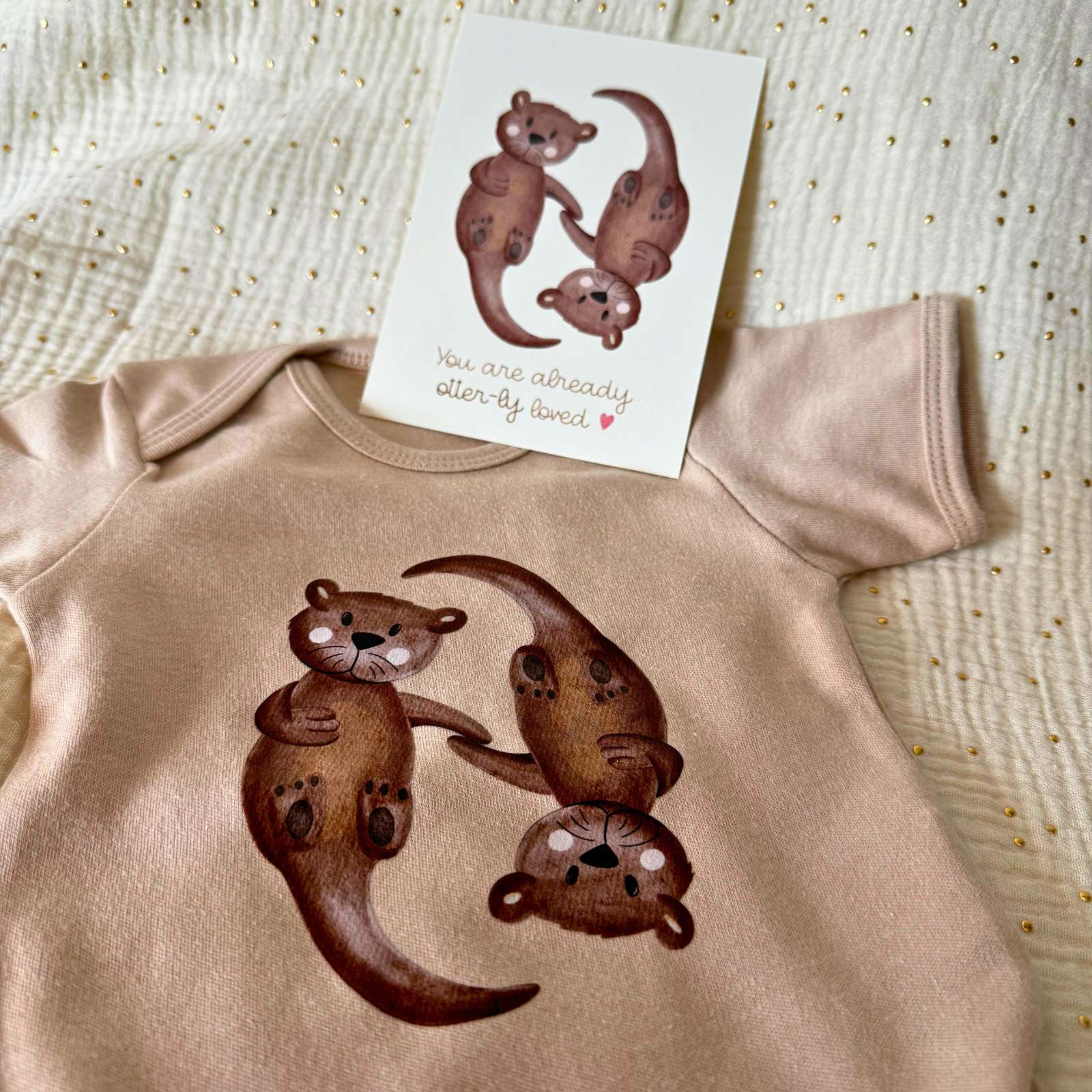 Bügelbild Otter