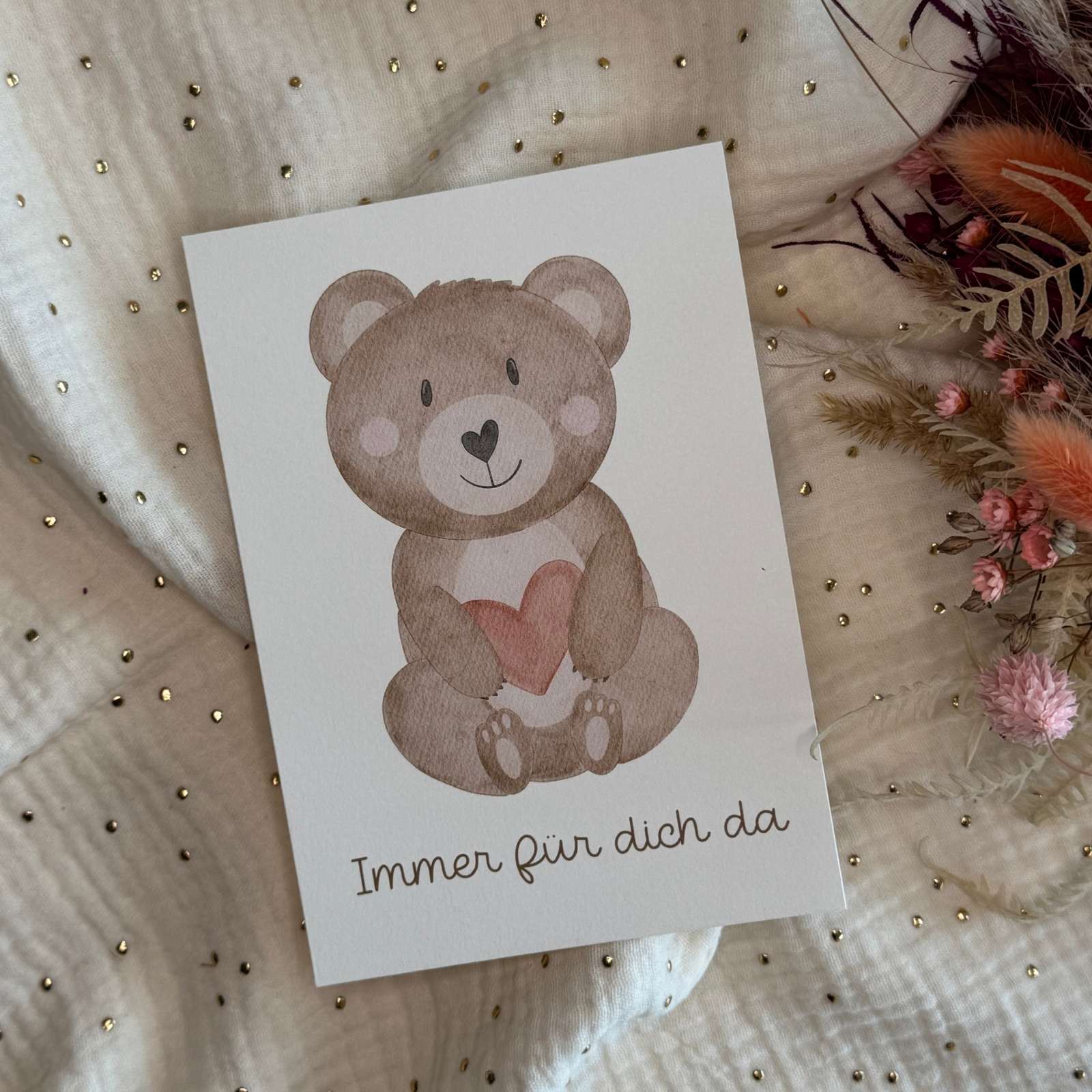 Postkarte Bär
