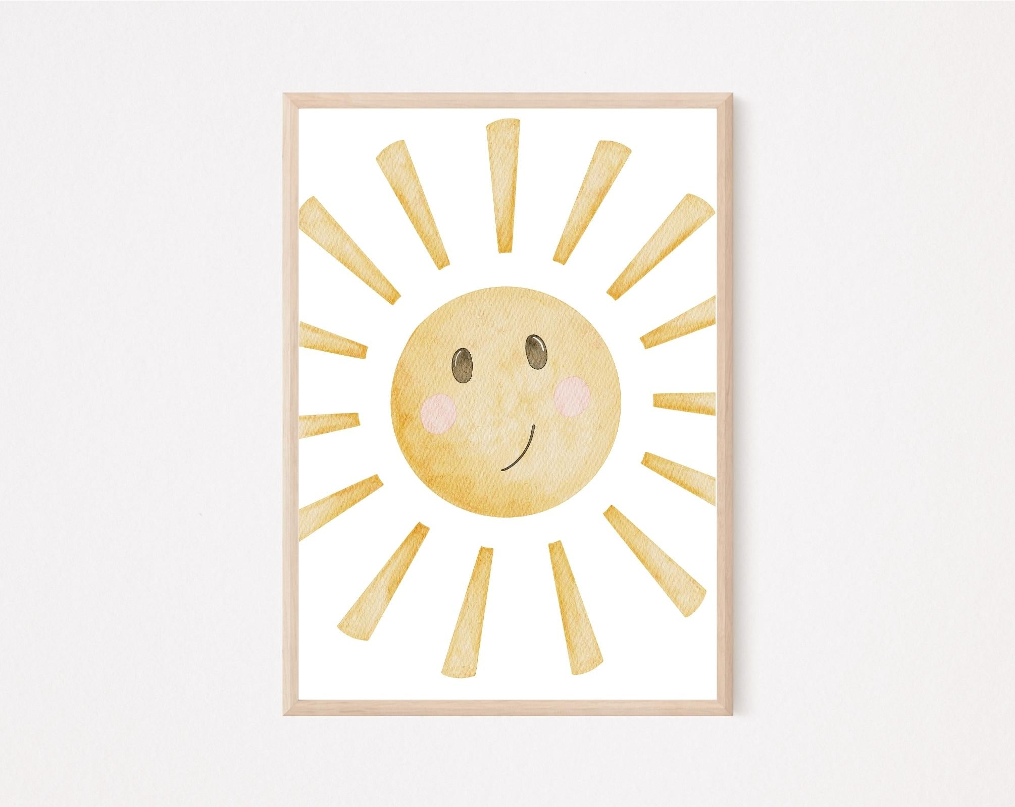 Kinderposter Sonne