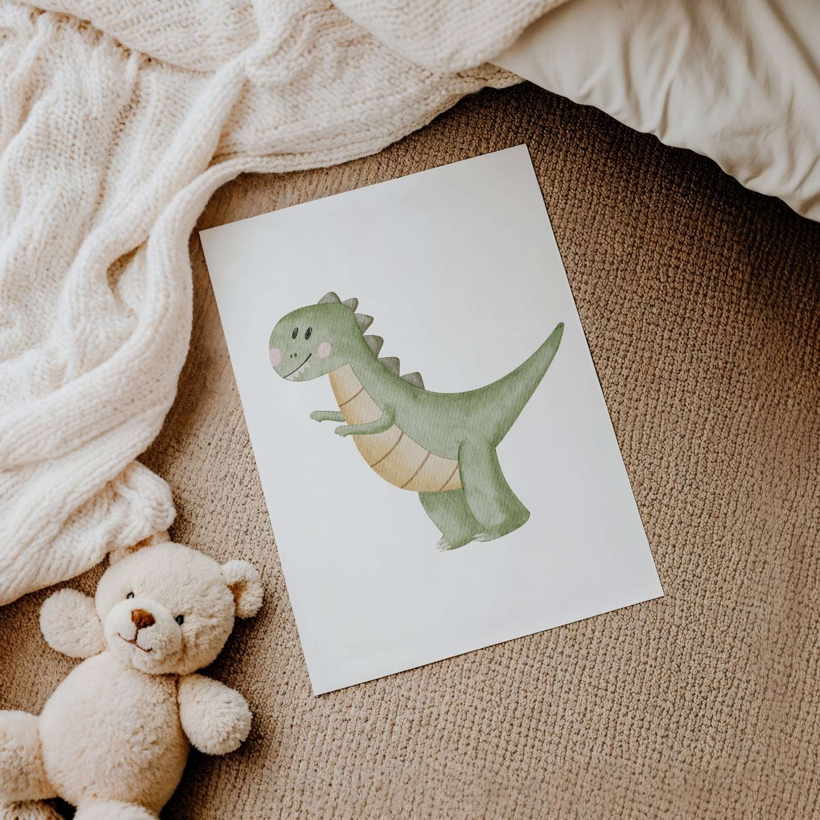 Kinderposter Dinosaurier T Rex
