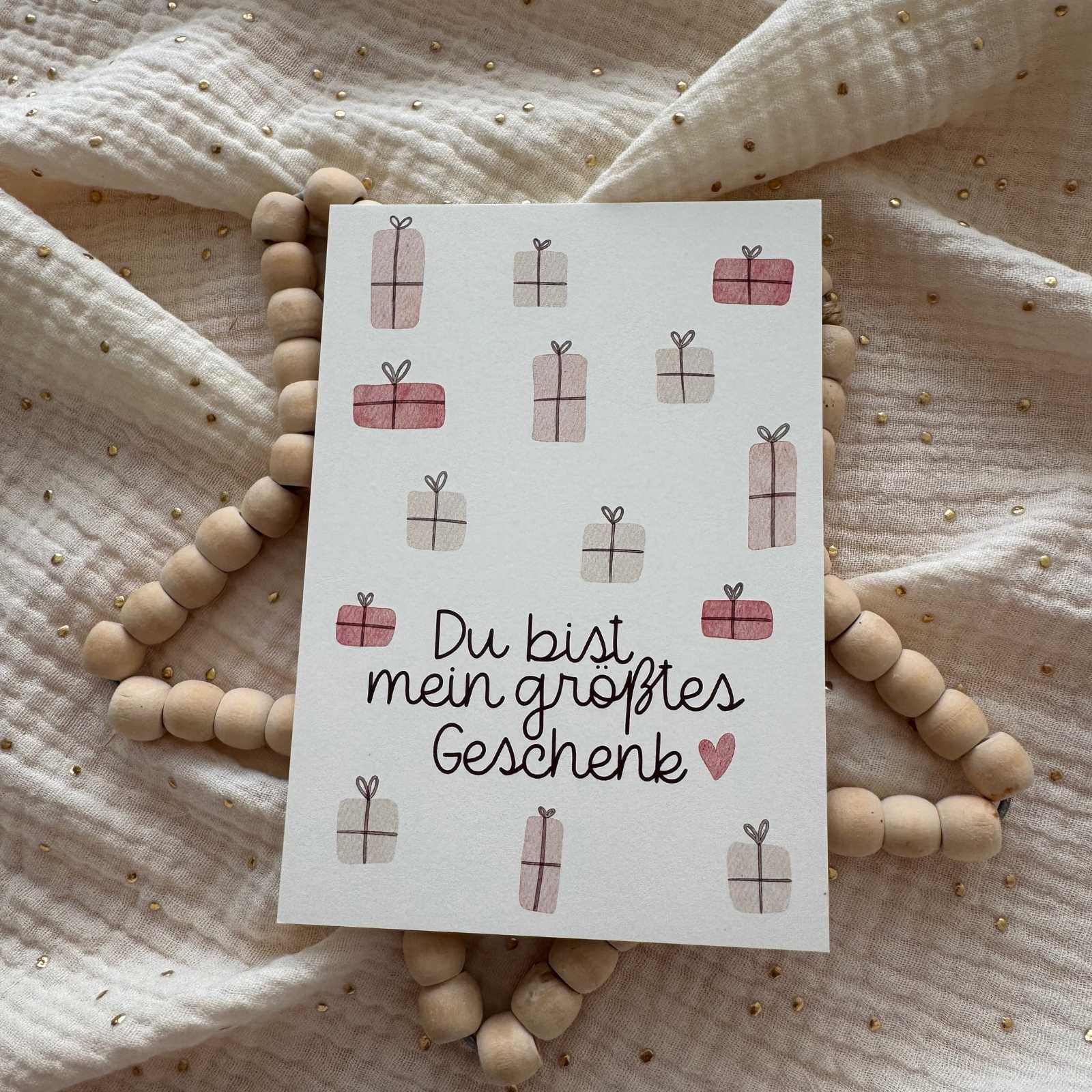Weihnachtskarte Geschenk