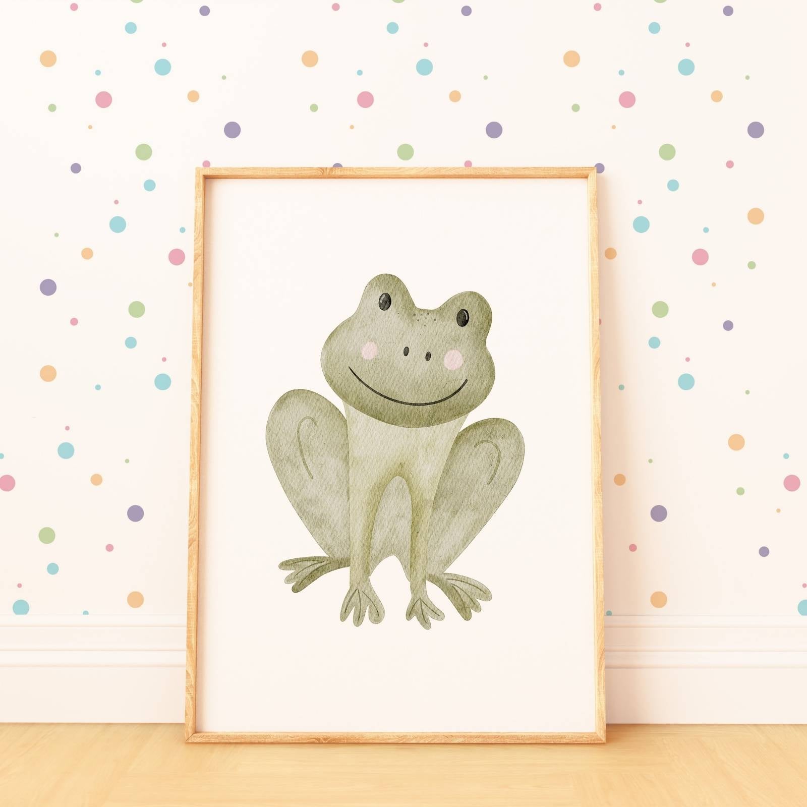 Kinderposter Frosch