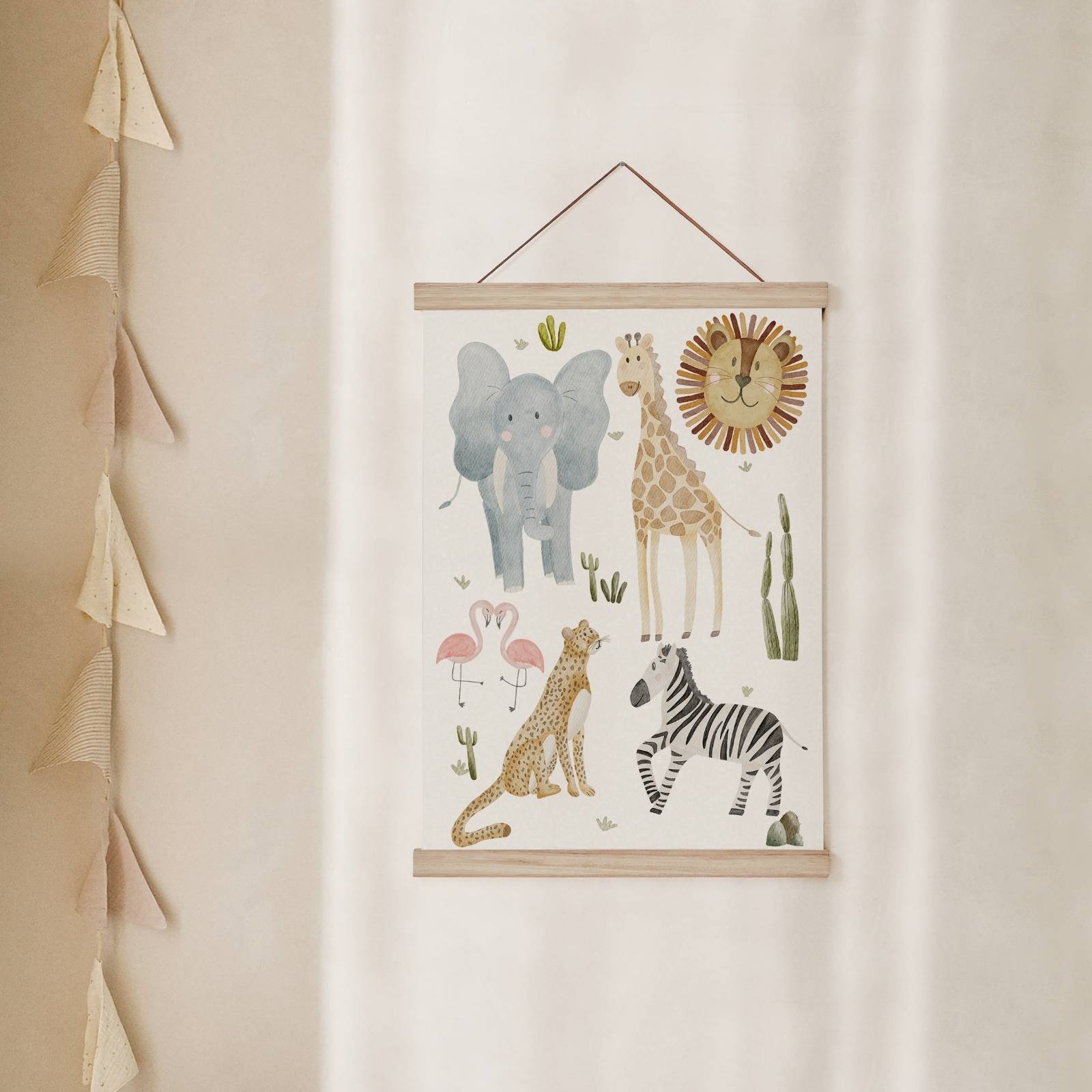 Kinderposter Safari