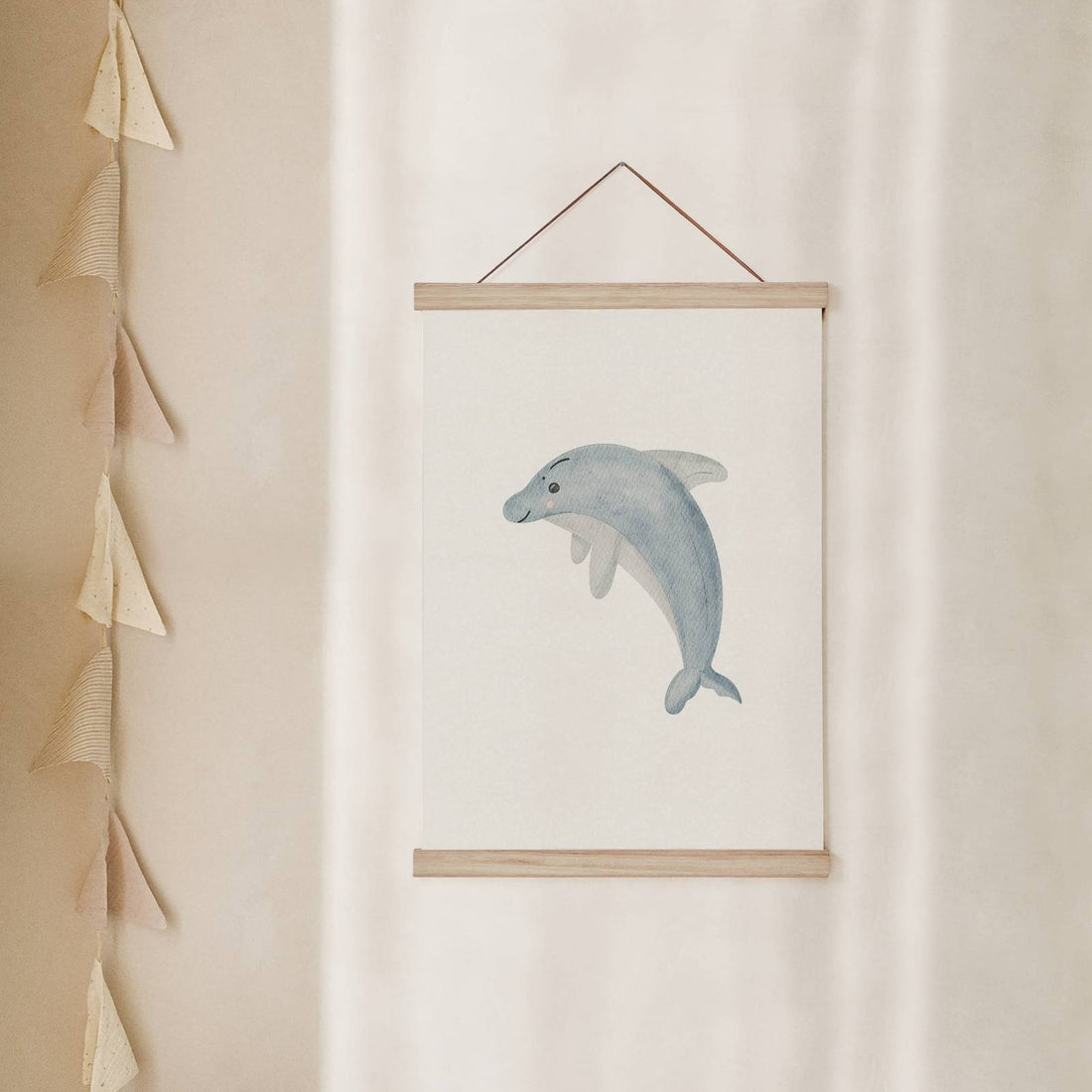 Kinderposter Delfin
