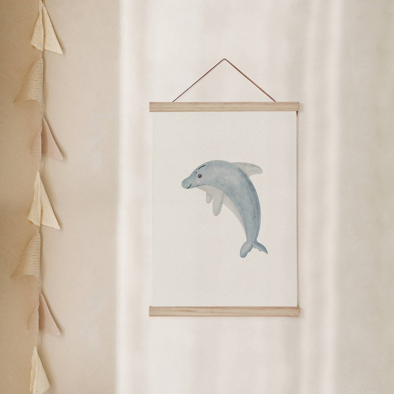 Kinderposter Delfin