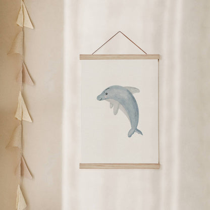 Kinderposter Delfin