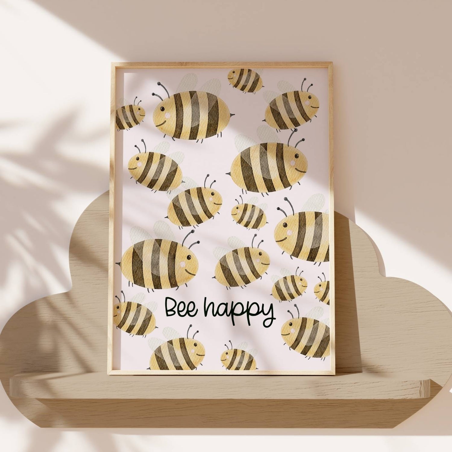 Kinderposter Affirmation Bienen