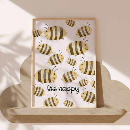 Kinderposter Affirmation Bienen