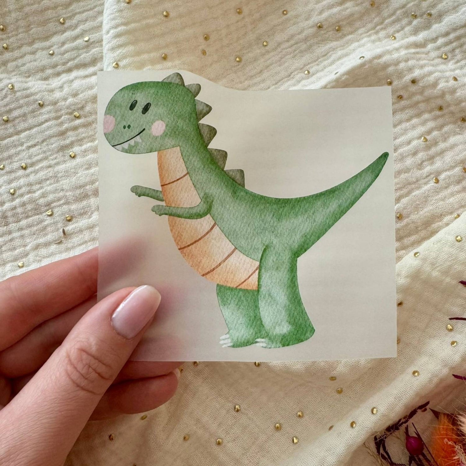 Bügelbild Dino