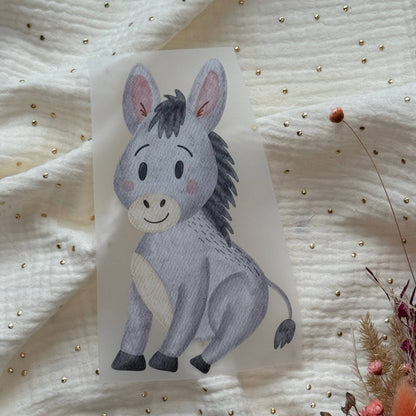 Bügelbild Esel