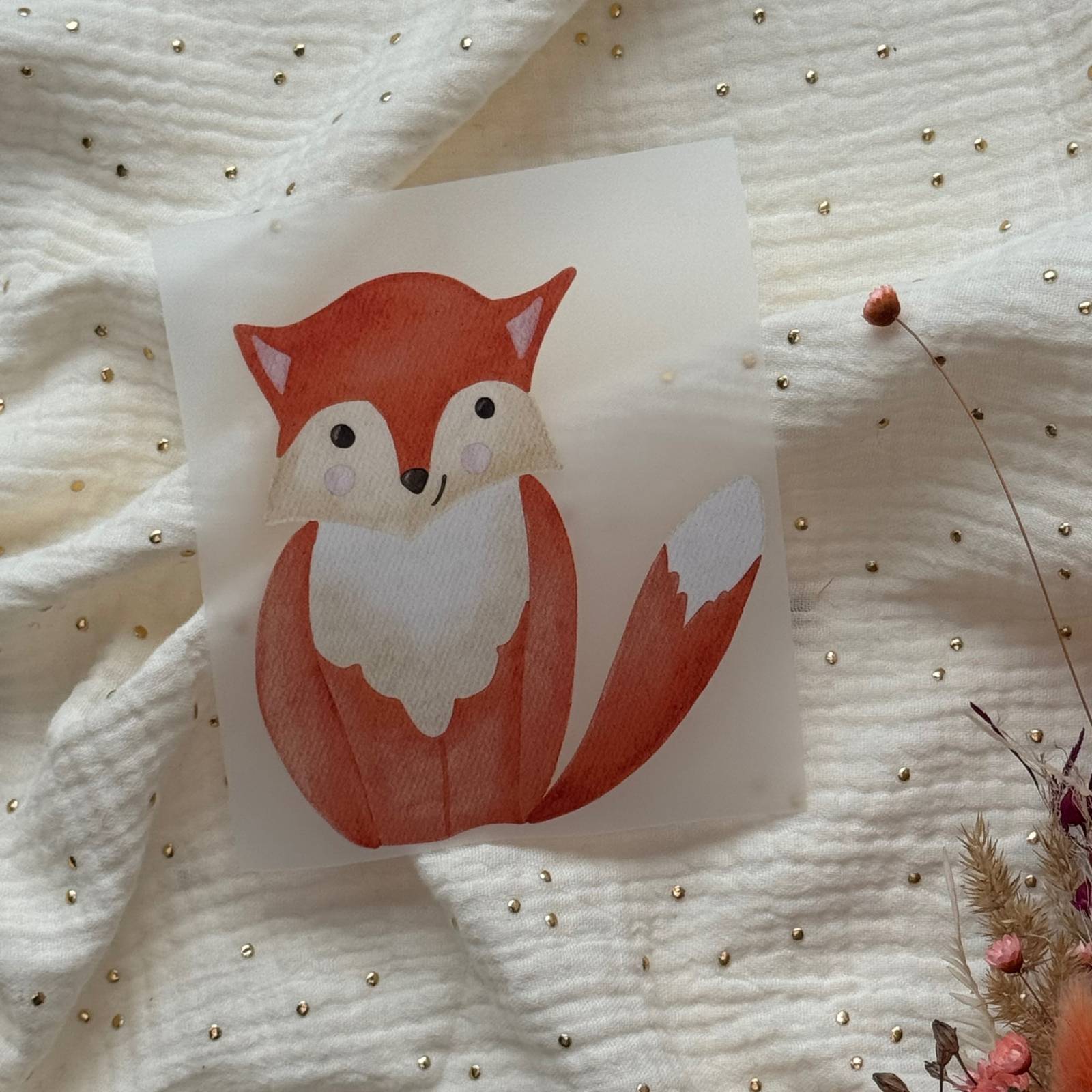 Bügelbild Fuchs