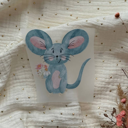 Bügelbild Maus