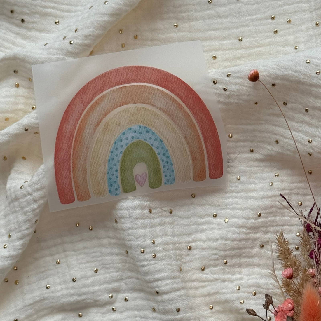 Bügelbild Regenbogen