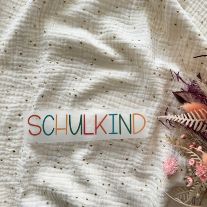 Bügelbild Schulkind
