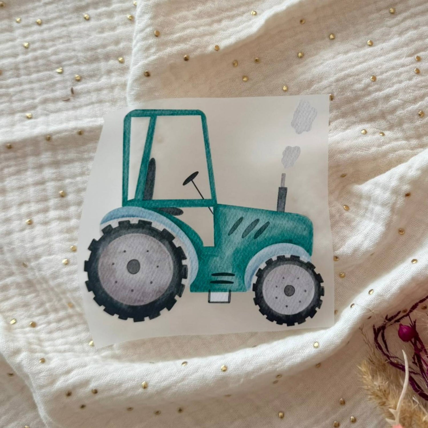 Bügelbild Traktor