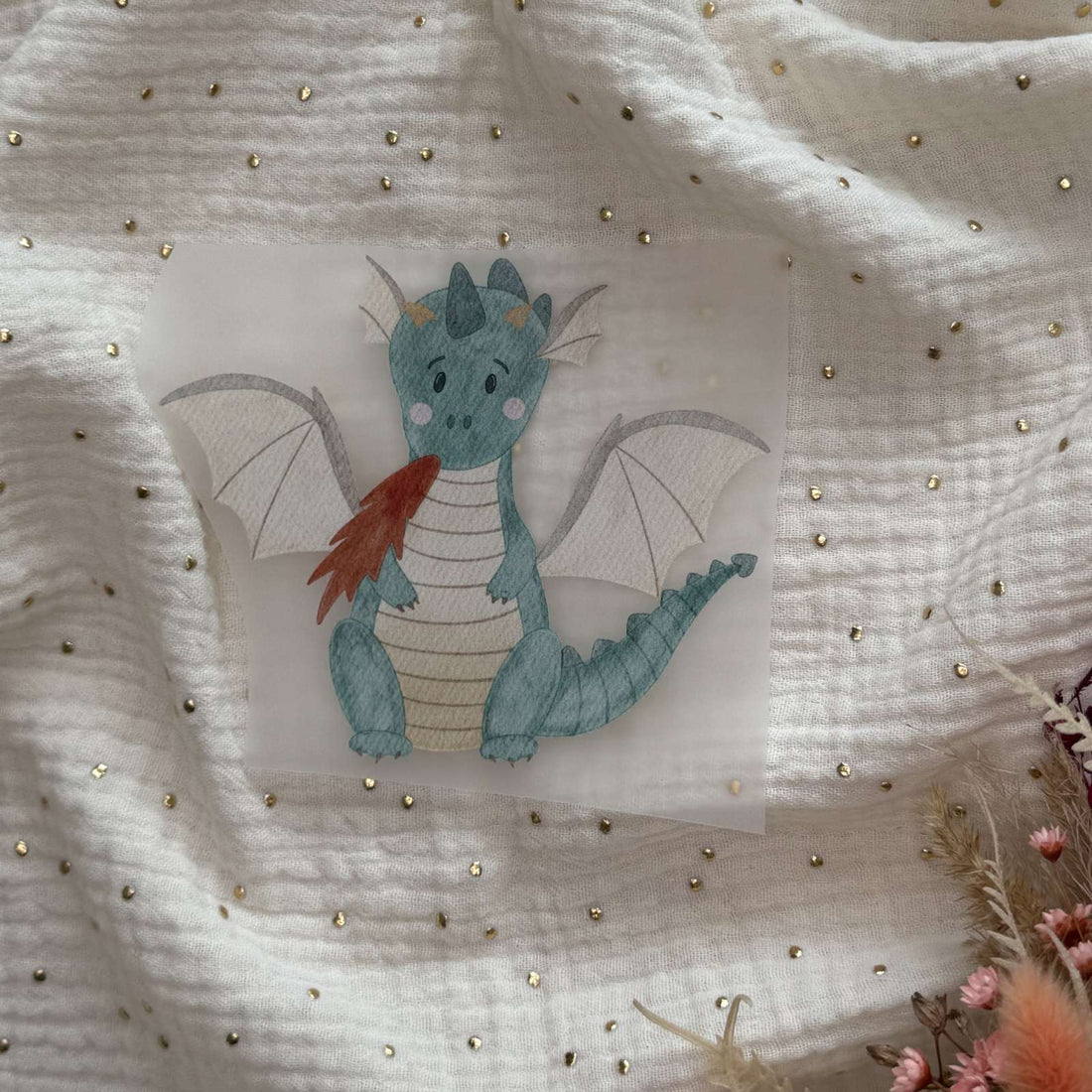 Bügelbild Drache
