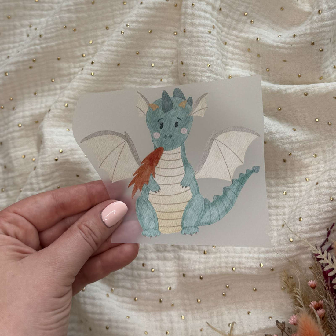 Bügelbild Drache