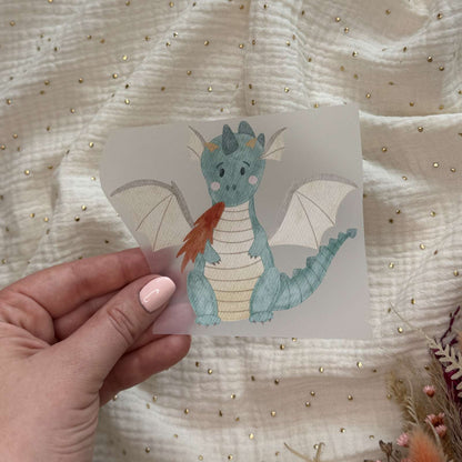 Bügelbild Drache