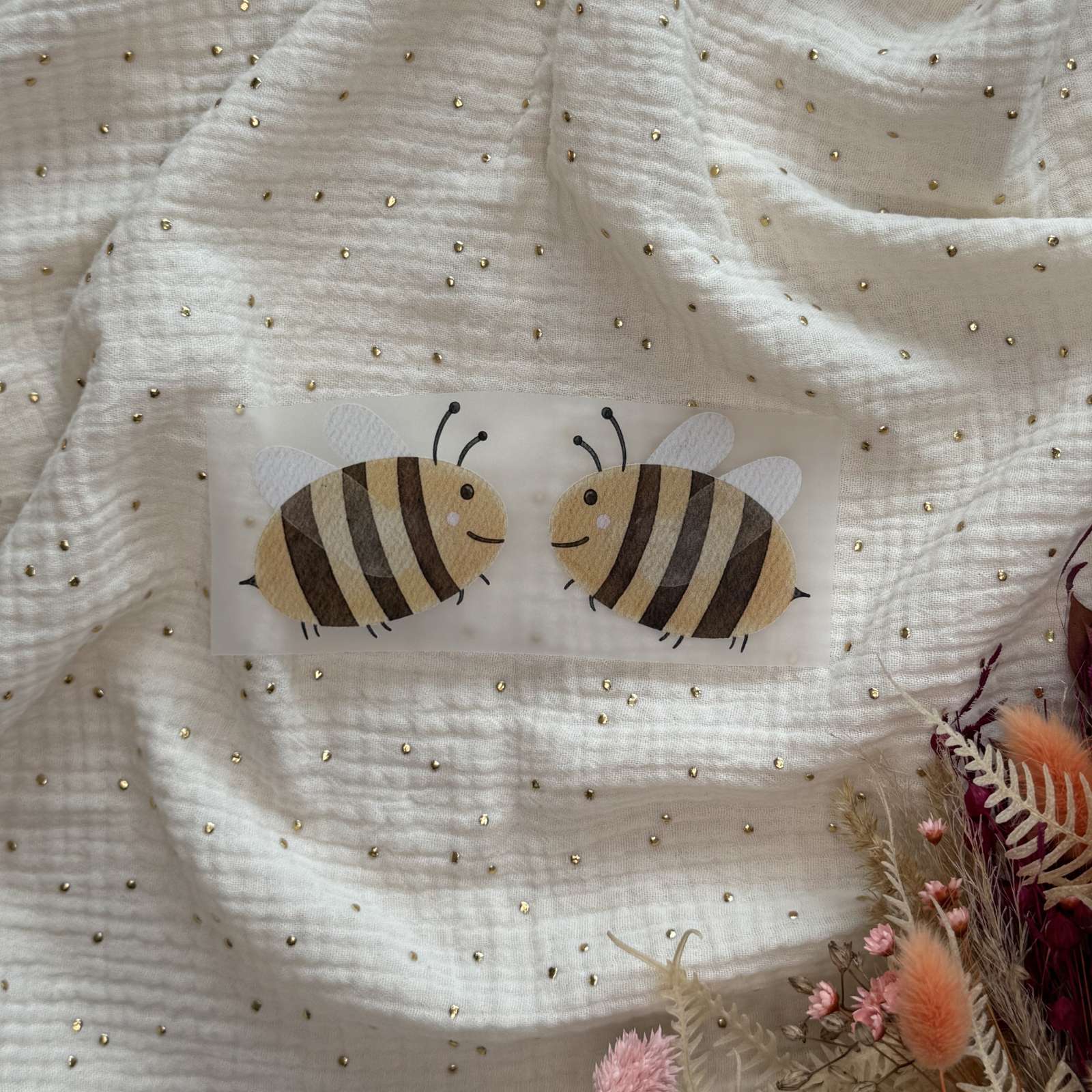 Bügelbild Biene