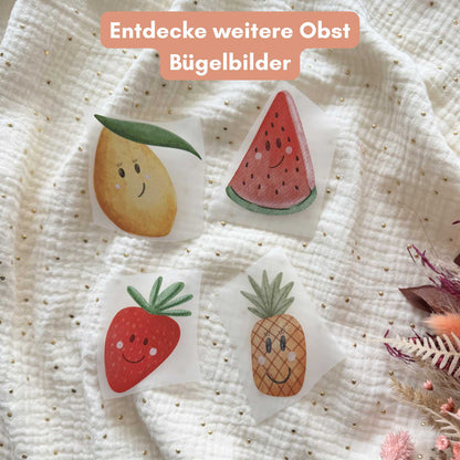 Bügelbild Erdbeere