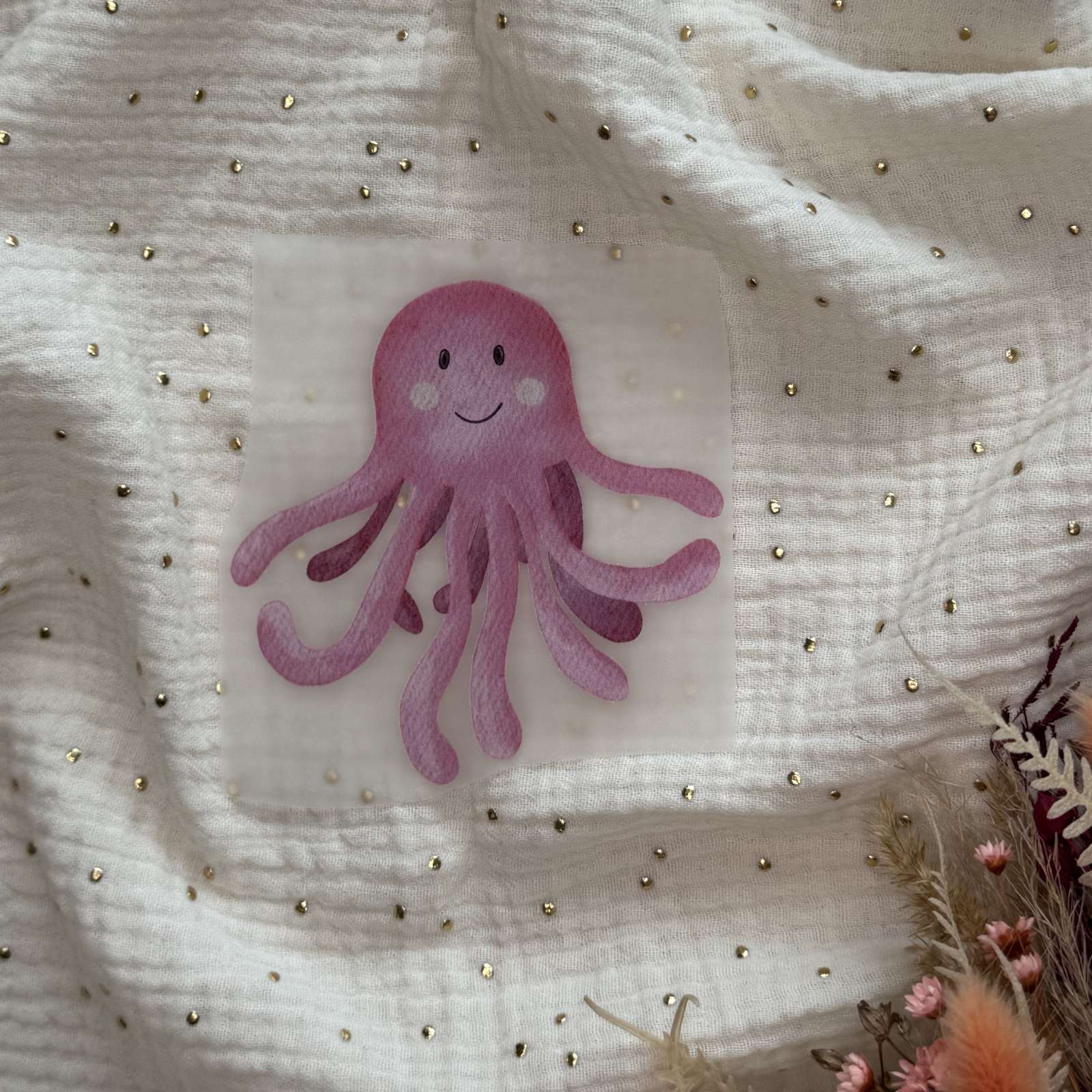 Bügelbild Krake