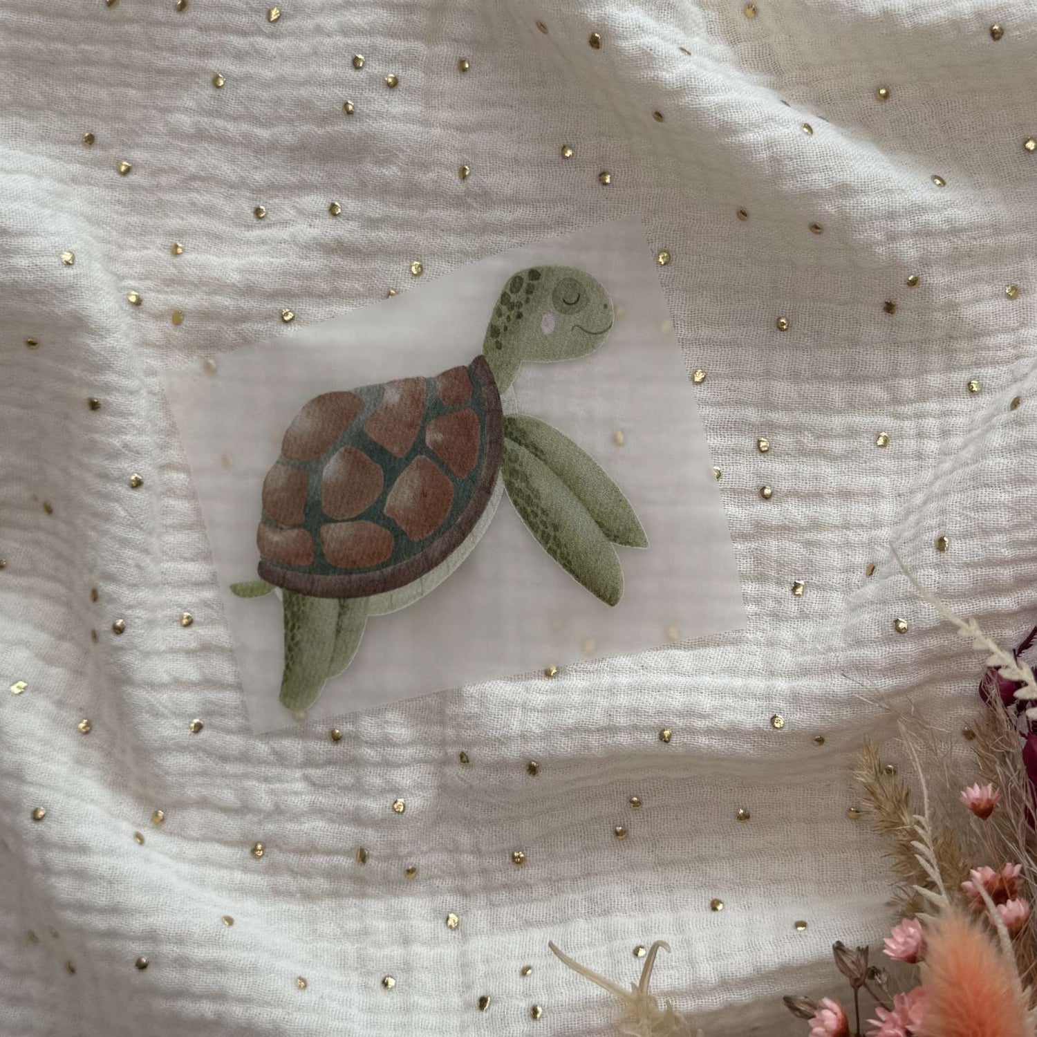 Bügelbild Schildkröte