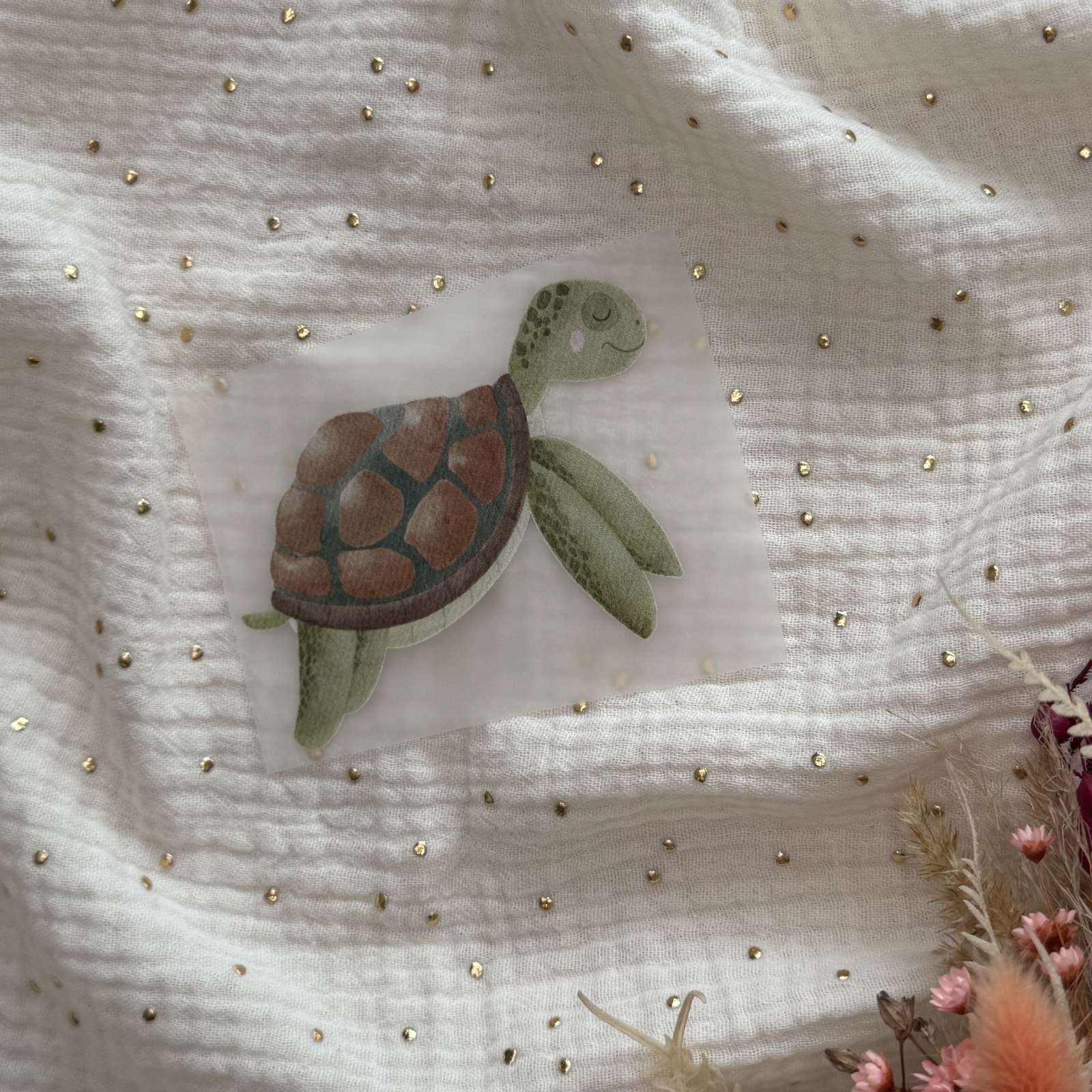 Bügelbild Schildkröte