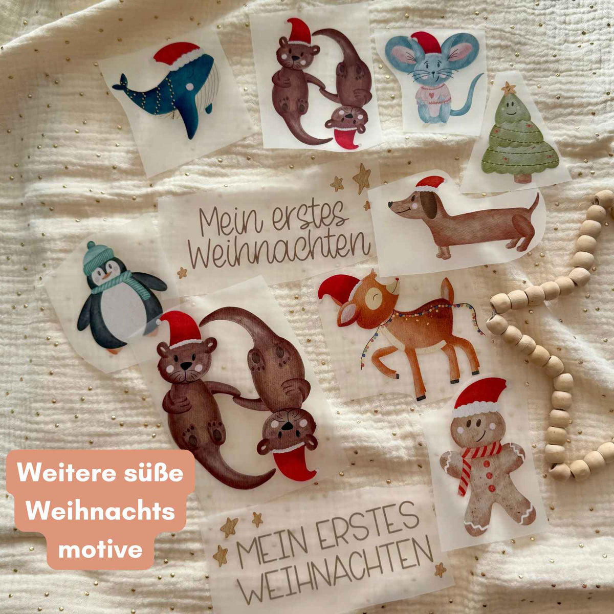 Bügelbild Lebkuchen Weihnachten
