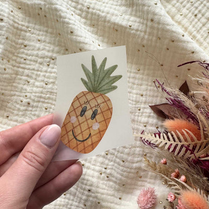 Bügelbild Ananas