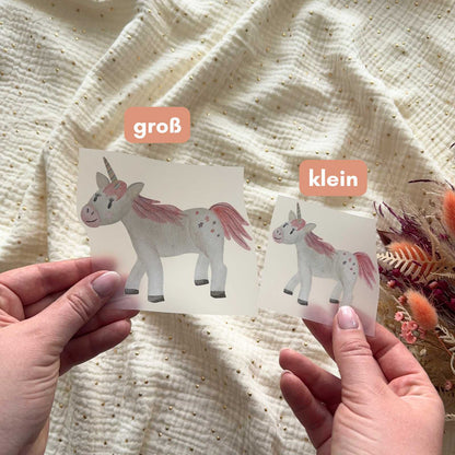 Bügelbild Einhorn
