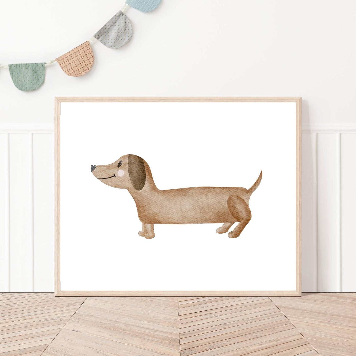 Kinderposter Dackel