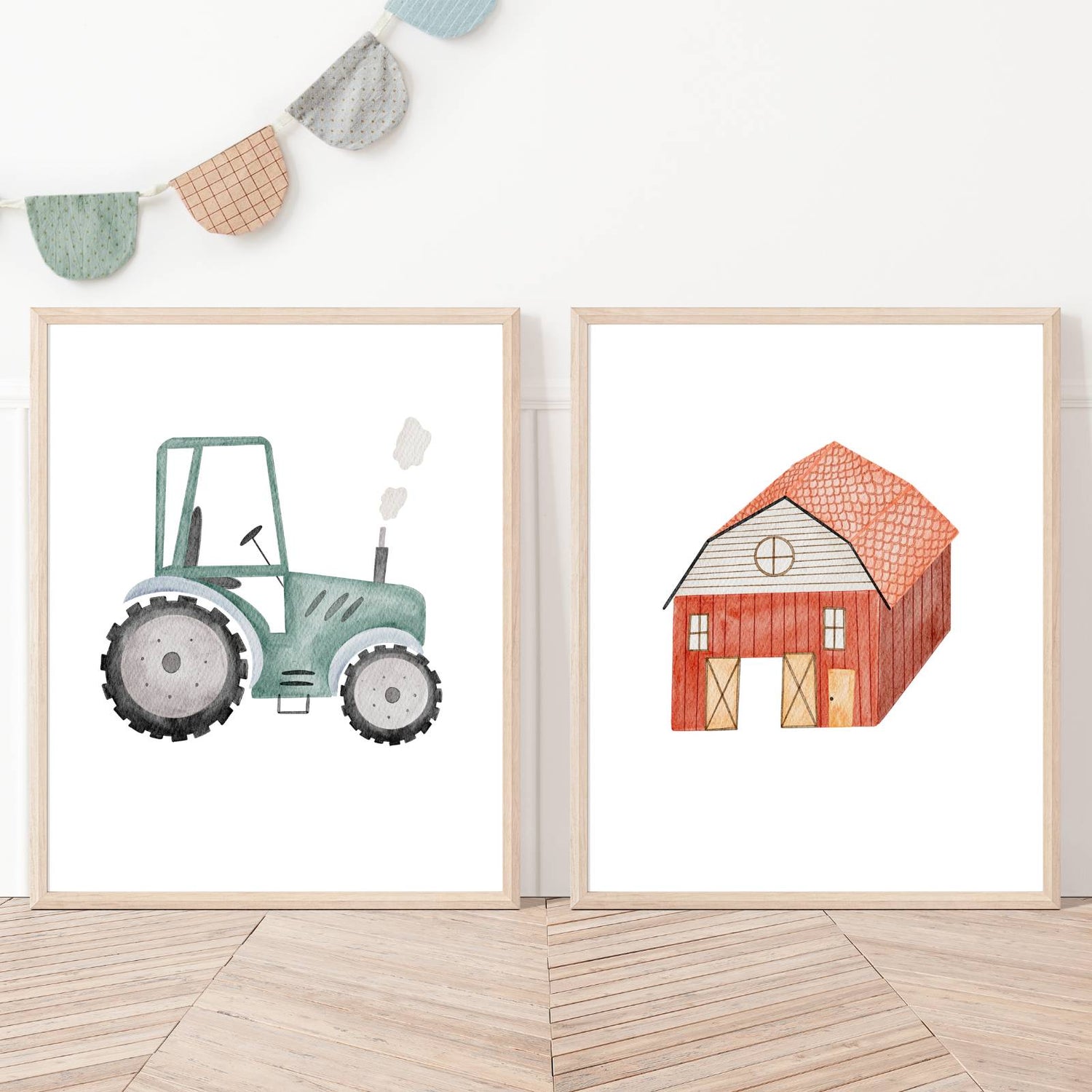 Kinderposter Farmhaus