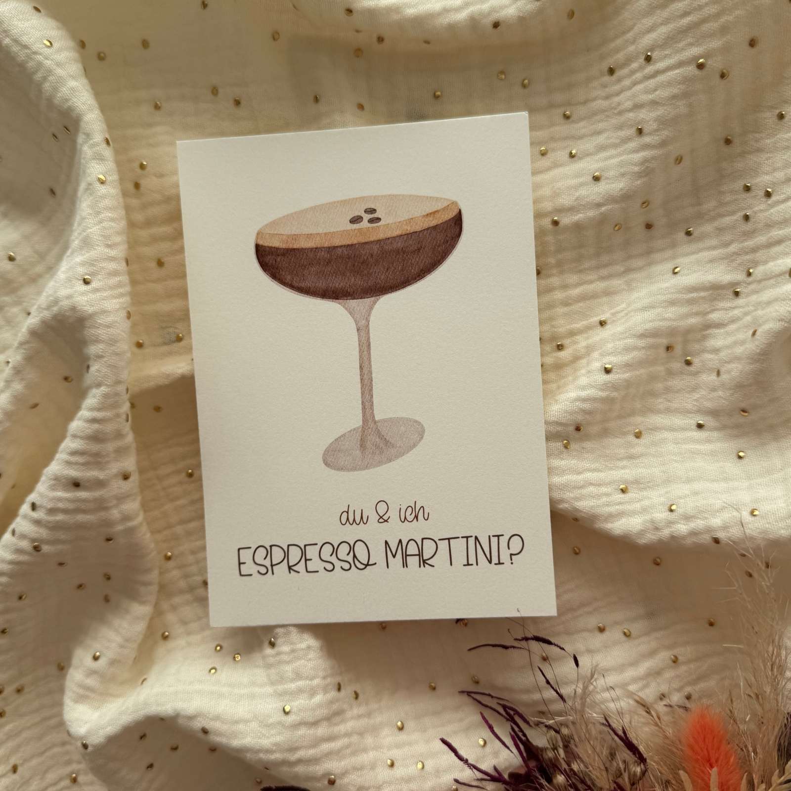 Postkarte Espresso Martini