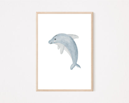 Kinderposter Delfin
