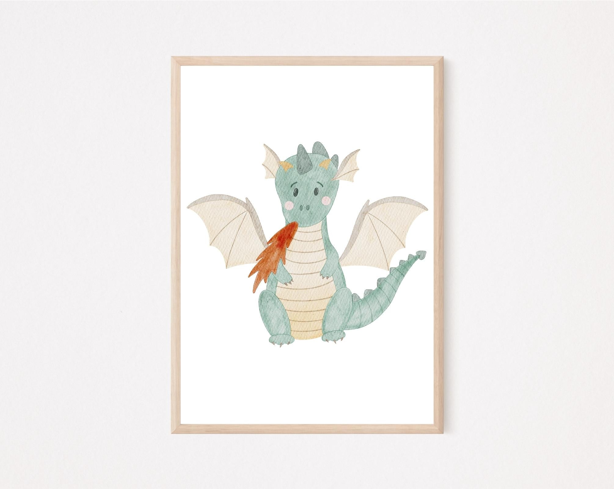 Kinderposter Drache