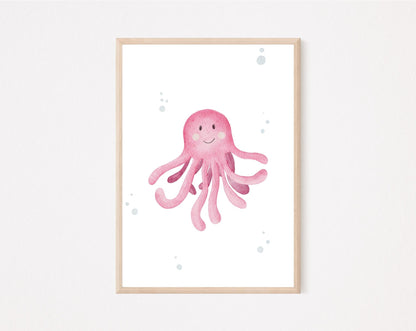 Kinderposter Krake