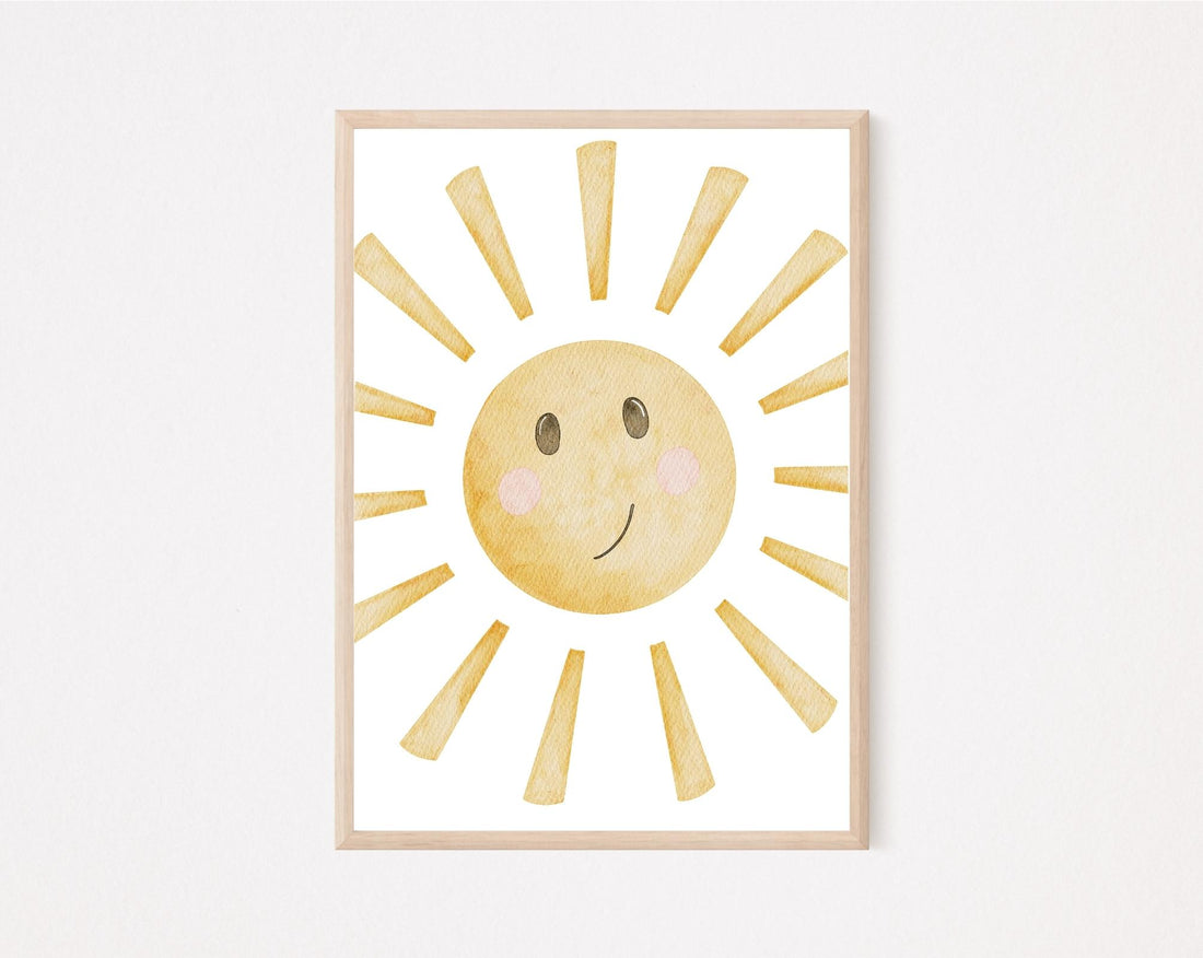 Kinderposter Sonne