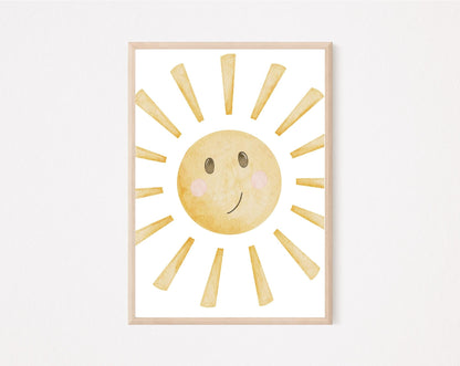 Kinderposter Sonne