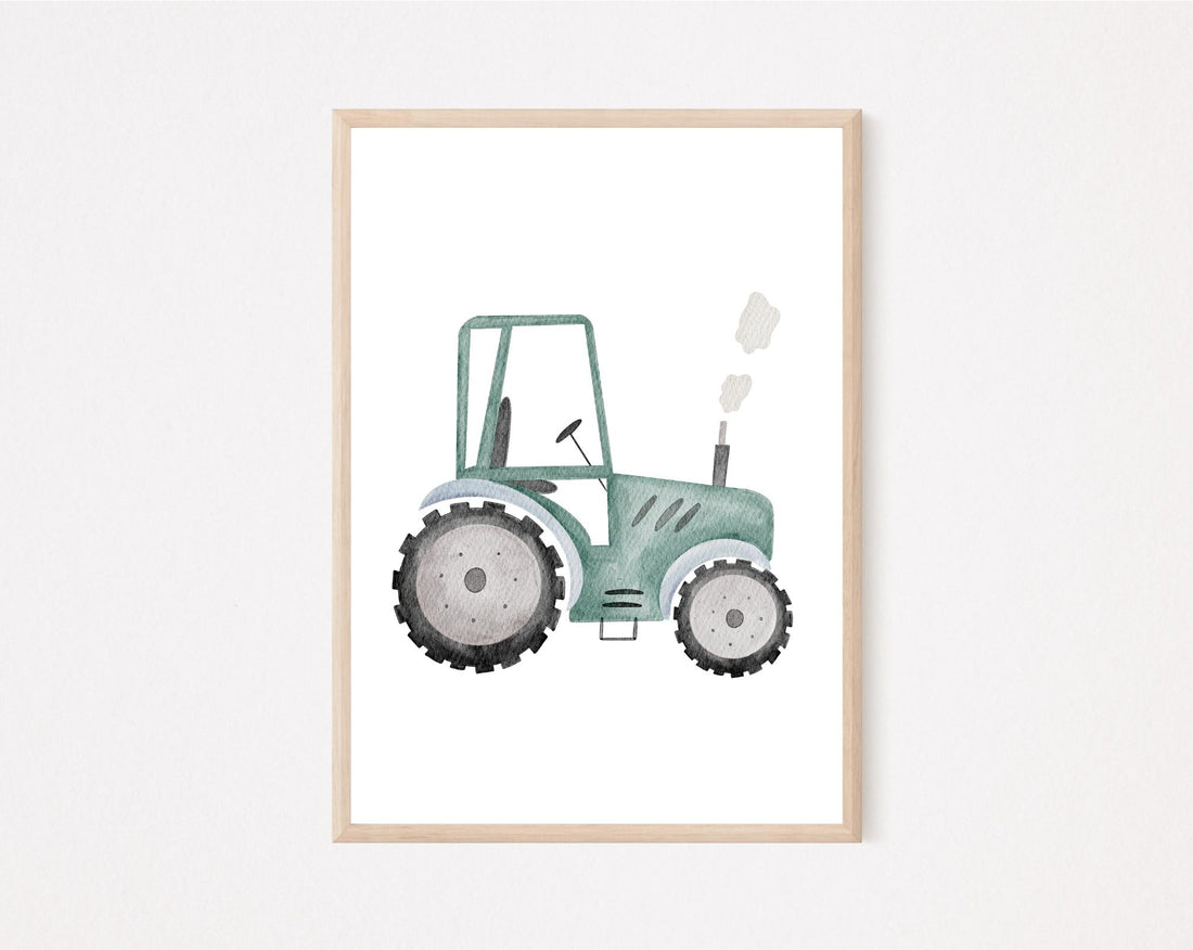 Kinderposter Traktor
