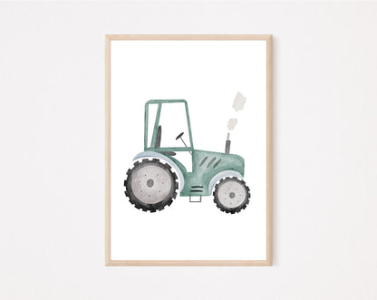 Kinderposter Traktor