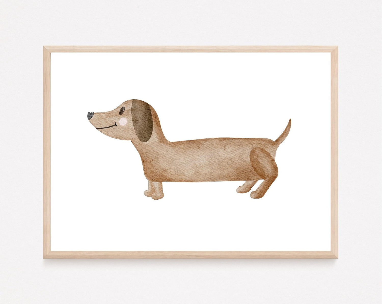 Kinderposter Dackel