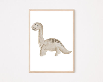 Kinderposter Dinosaurier Brachiosaurus