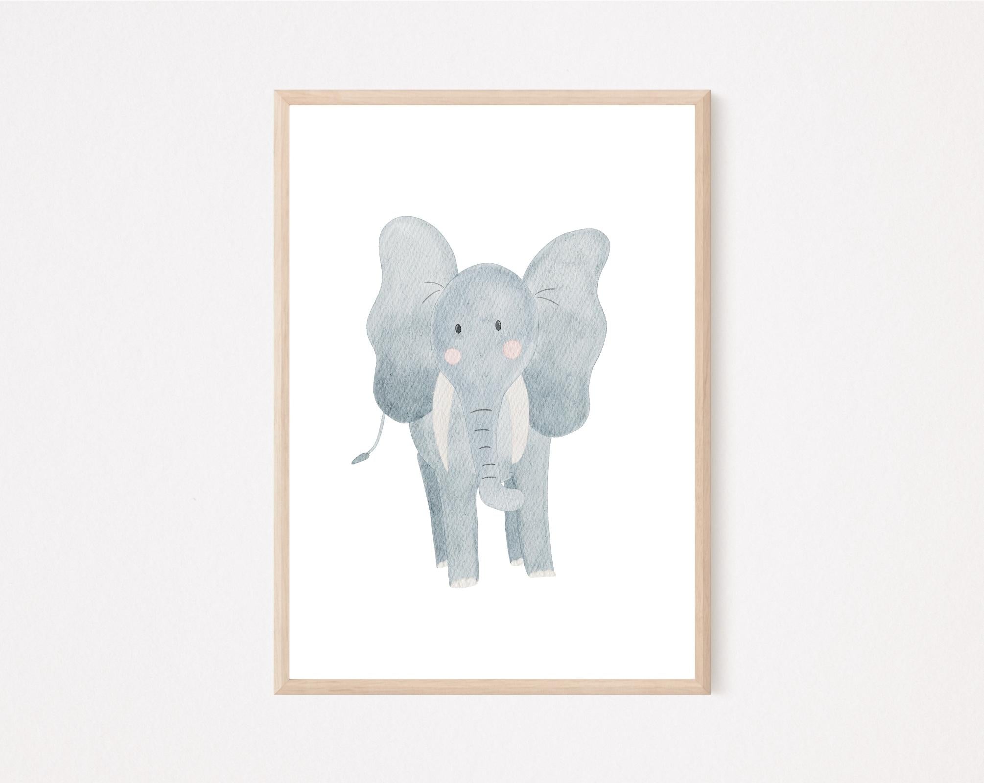 Kinderposter Elefant