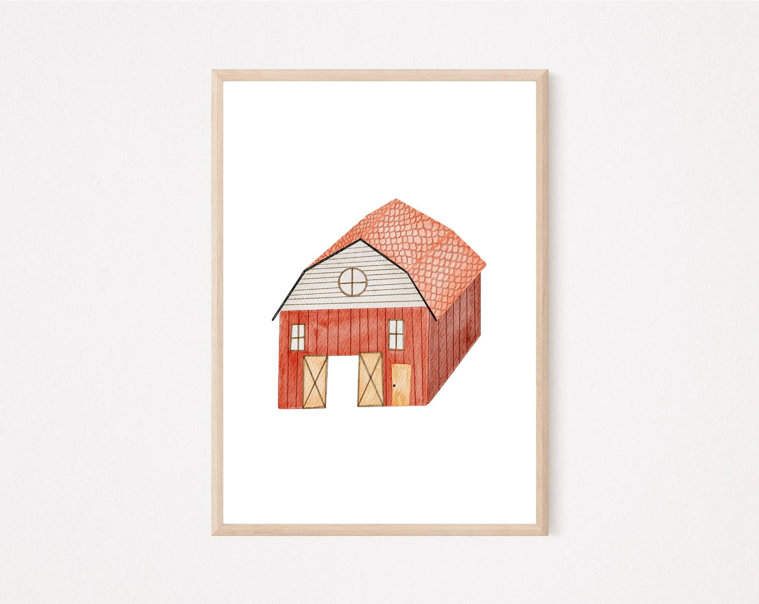 Kinderposter Farmhaus