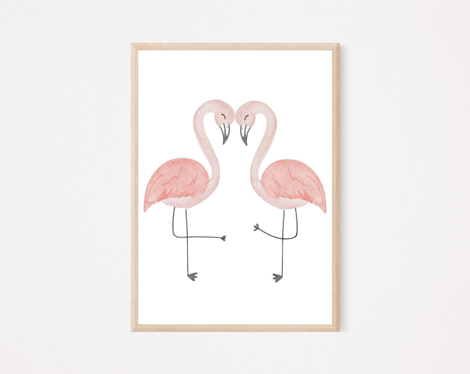 Kinderposter Flamingo