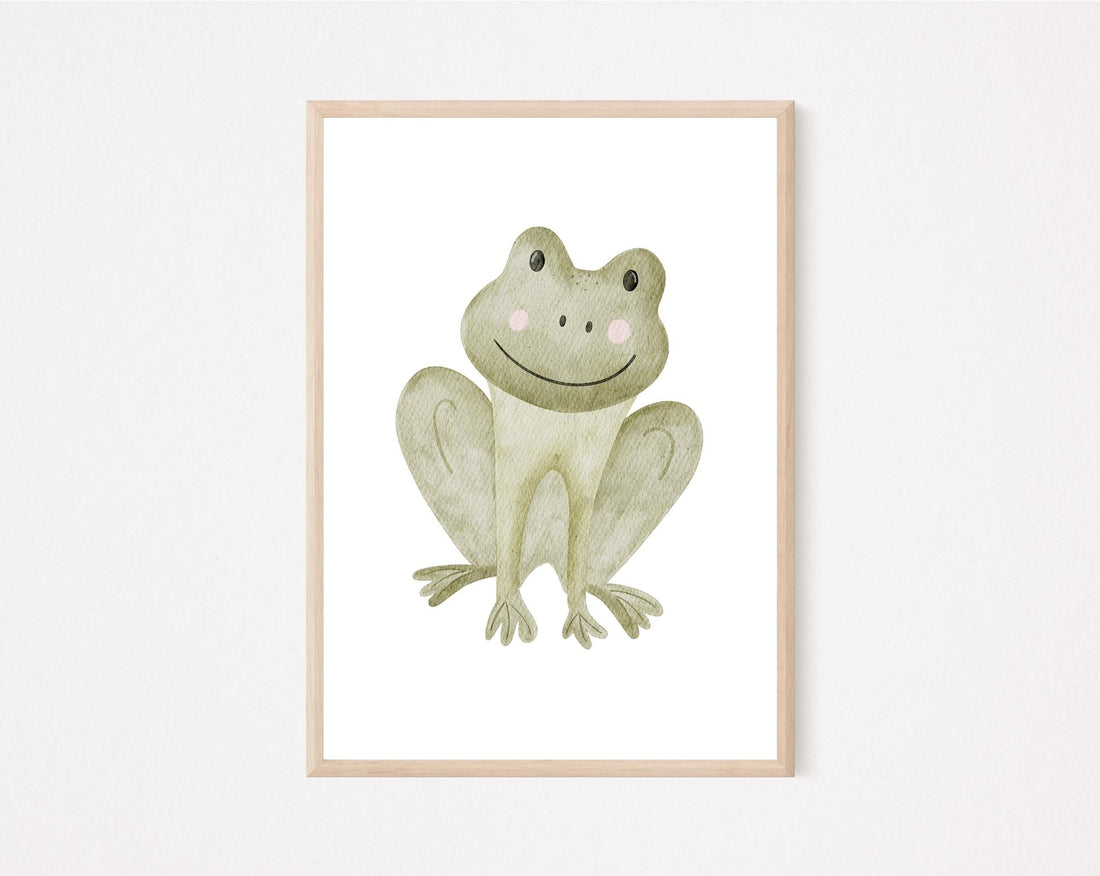 Kinderposter Frosch