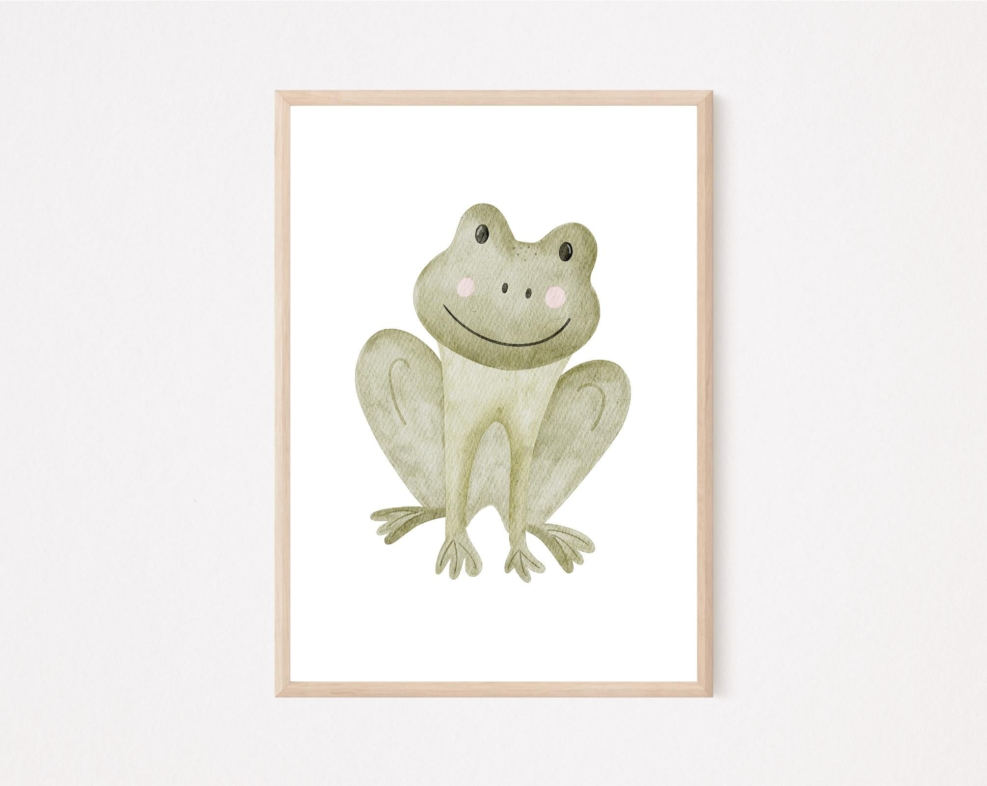 Kinderposter Frosch