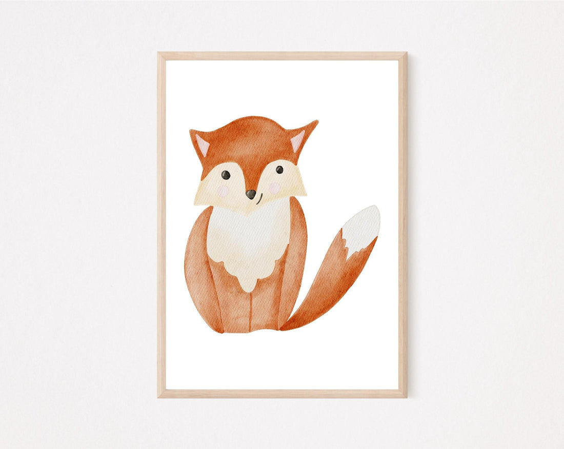 Kinderposter Fuchs