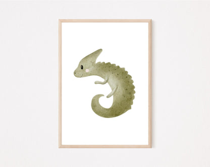 Kinderposter Gecko