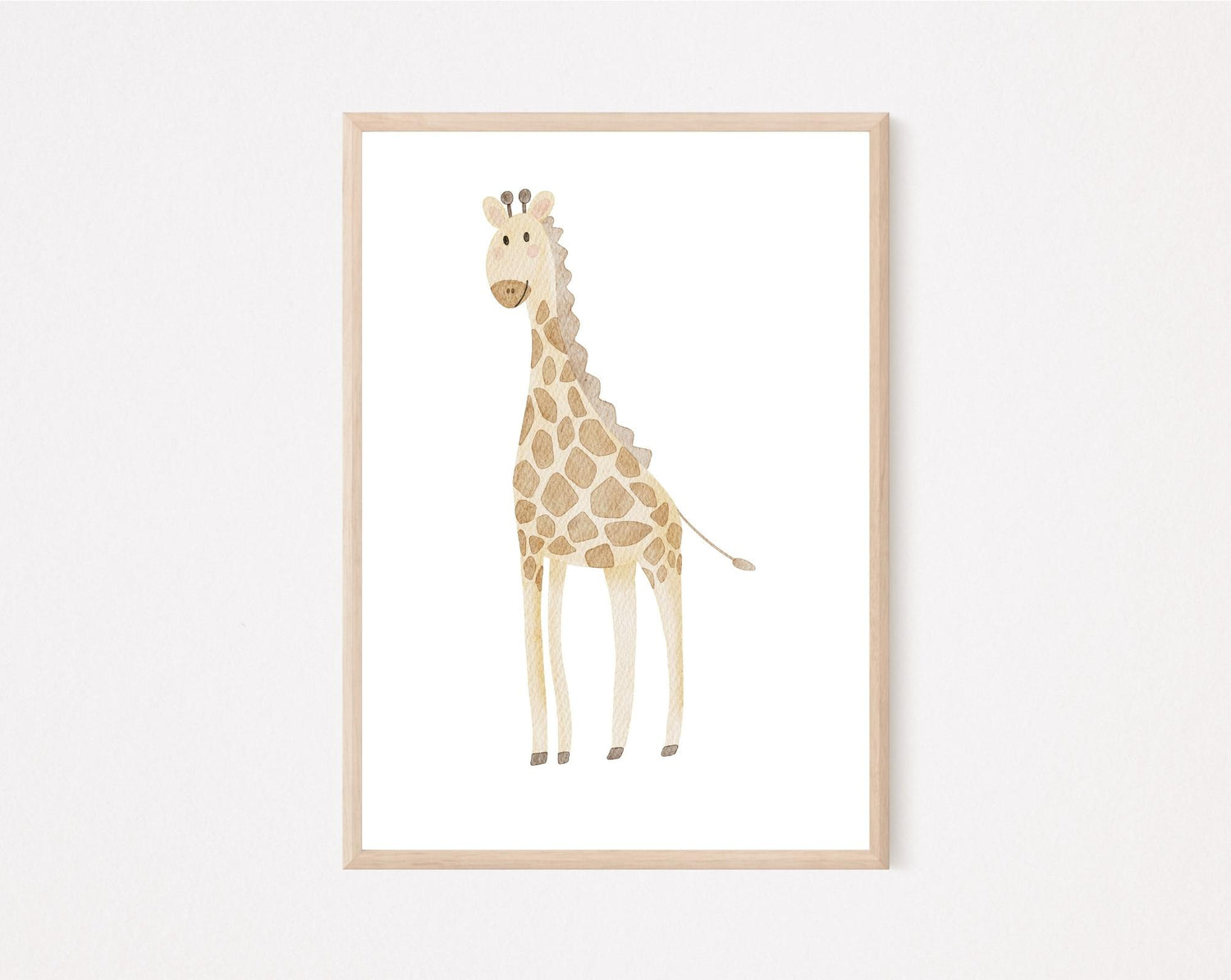Kinderposter Giraffe